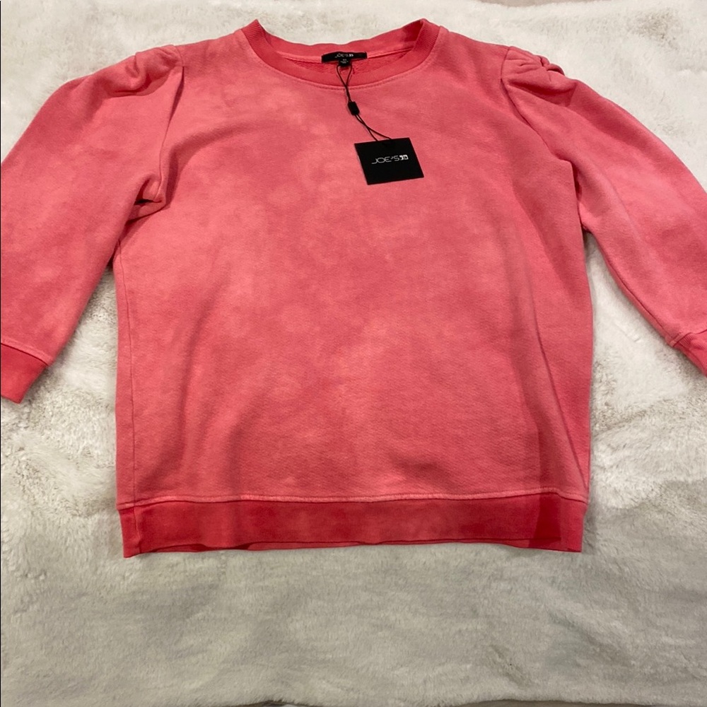 Joe's Jeans puff sleeve sweatshirt NWT!!